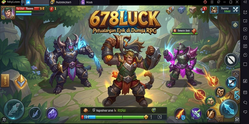 Tampilan gameplay menarik dari <strong>678LUCK</strong> dengan karakter dan dunia yang luas.