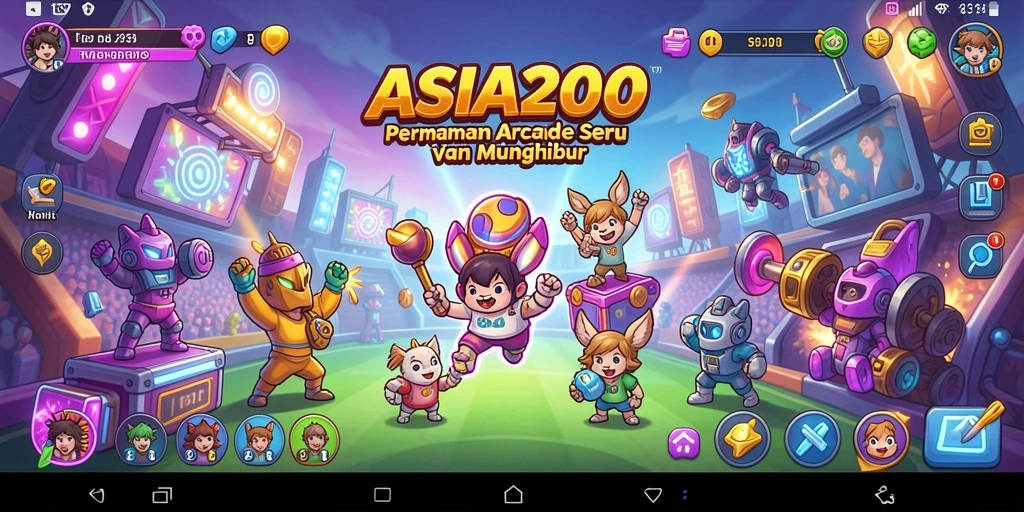 Tampilan gameplay ASIA200 yang menarik dan mendebarkan.