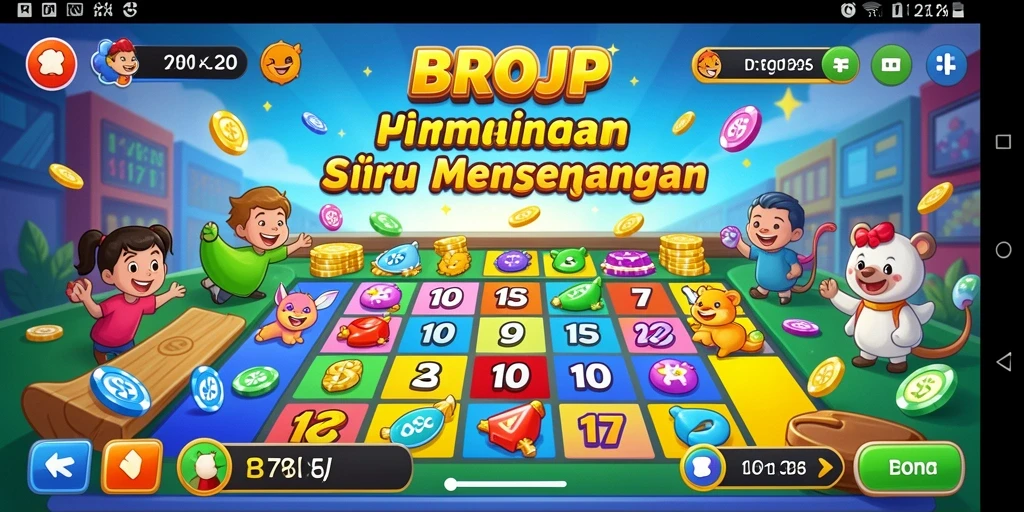 Tampilan menarik dari gameplay Bingo BROJP yang menghibur.