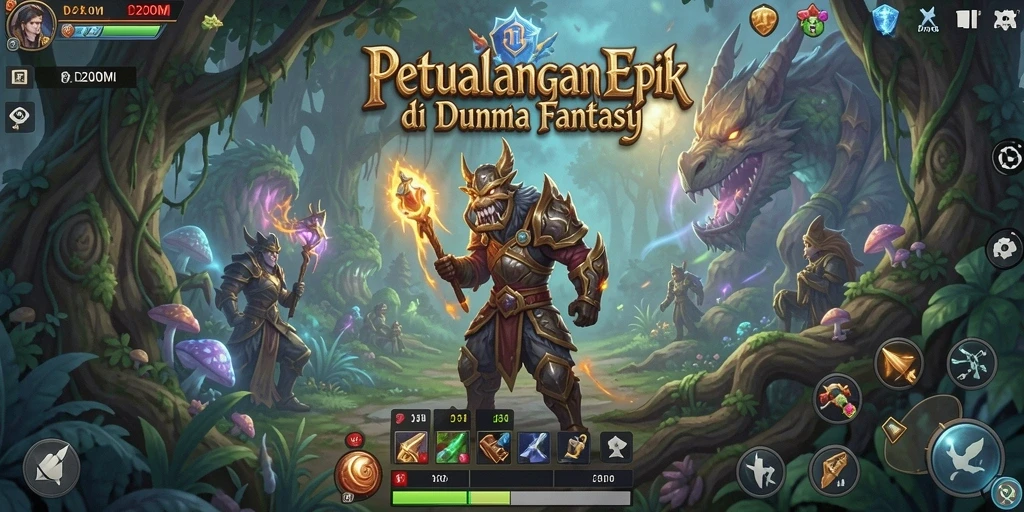 Tampak aksi mendebarkan dalam dunia fantastik D200M.