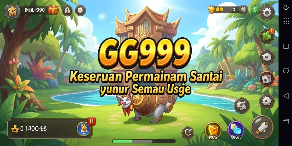Tangkapan layar utama GG999 menampilkan suasana permainan yang seru dan menarik.