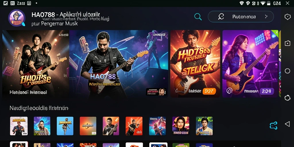 Tampilan permainan musik yang menarik dari HAO788.