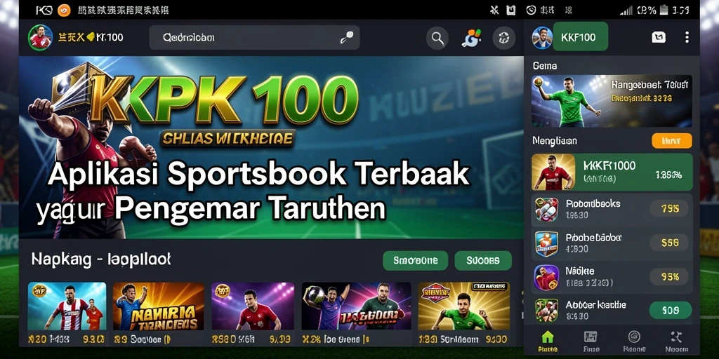Tangkapan layar KPK100 yang menampilkan berbagai opsi taruhan yang tersedia.