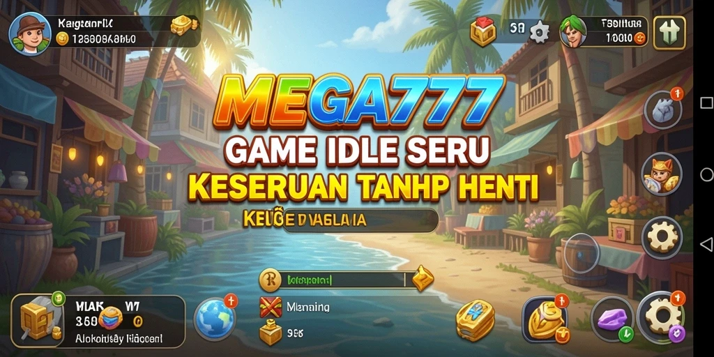 Tampilan gameplay MEGA777 yang dinamis dan menarik.