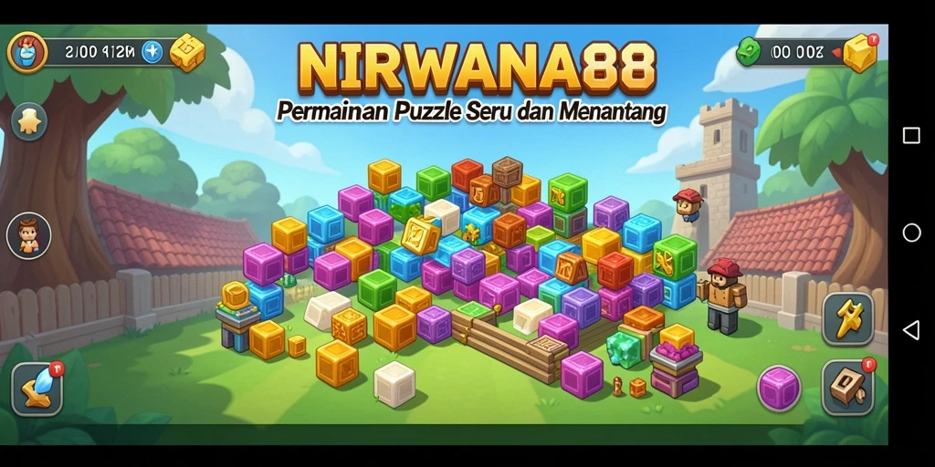 Tampilan gameplay NIRWANA88 yang penuh warna dan interaktif.