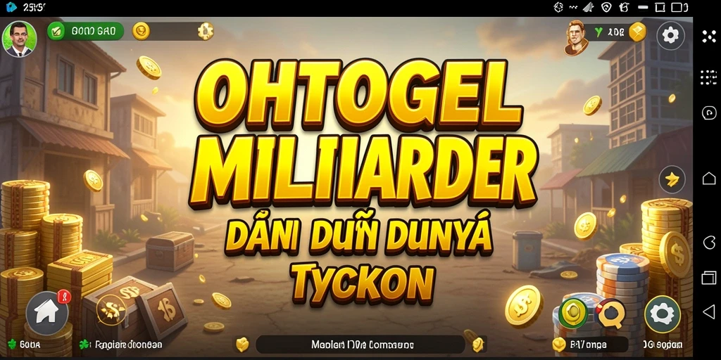 Tampilan gameplay OHTOGEL yang menggambarkan keseruan membangun kerajaan bisnis.