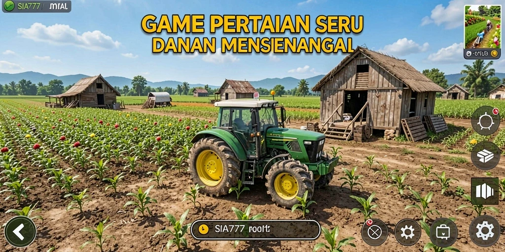 Gameplay menarik SIA777 dengan pengalaman bertani yang realistis dan menyenangkan.